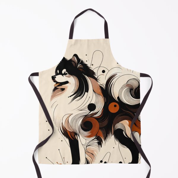 Item preview, Abstract Japanese Spitz Art designed and sold by TheAnimalZ00.