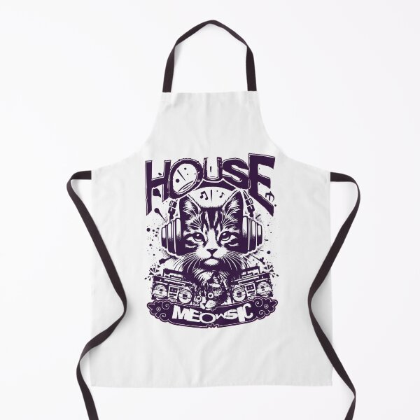 Item preview, HOUSE MUSIC  - House Meowsic (plum)  designed and sold by Discothreadz.