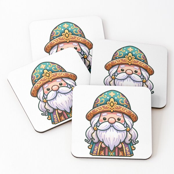 Item preview, Cute Wizard Illustration - Magical Character Sticker designed and sold by Greemo03.