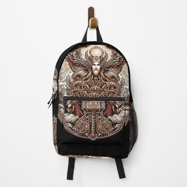 Item preview, Nordic Mythology Symbols Viking Norse Mjolnir Yggdrasil Valknut & Helm of Awe Ancient Norse Legends Odin designed and sold by AnalajiaDesigns.