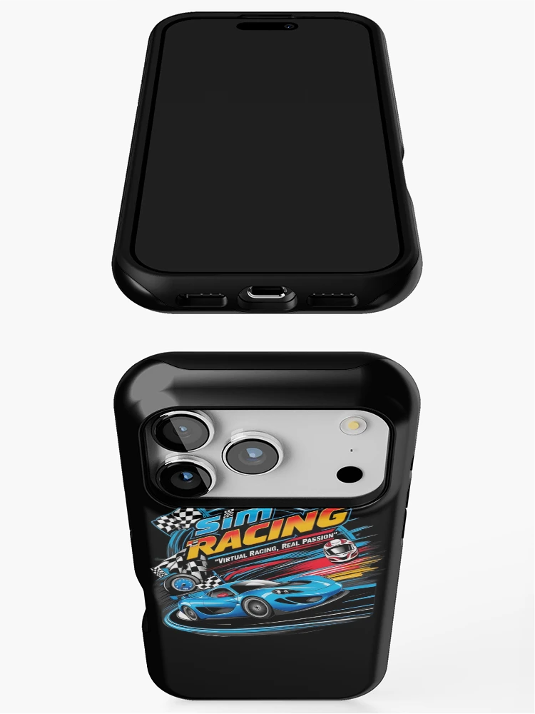 Thumbnail 3 of 4, iPhone Case, Sim Racing: Virtual Racing, Real Passion designed and sold by HardCorps.