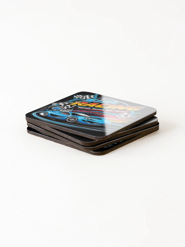 Thumbnail 4 of 5, Coasters (Set of 4), Sim Racing: Virtual Racing, Real Passion designed and sold by HardCorps.