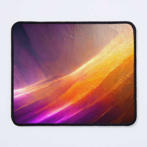 Item preview, Vibrant mix of purple, orange, and yellow hues create an abstract, cloud-like painting designed and sold by homydesign.