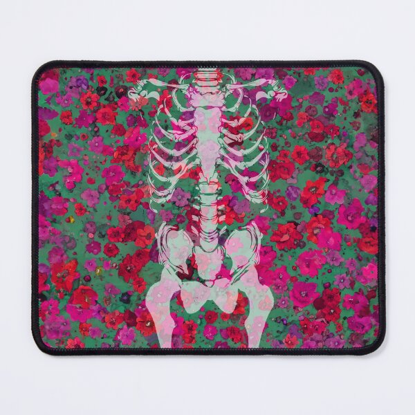Item preview, Flower pattern with skeleton designed and sold by SueKnox.