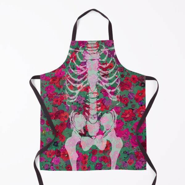 Item preview, Flower pattern with skeleton designed and sold by SueKnox.