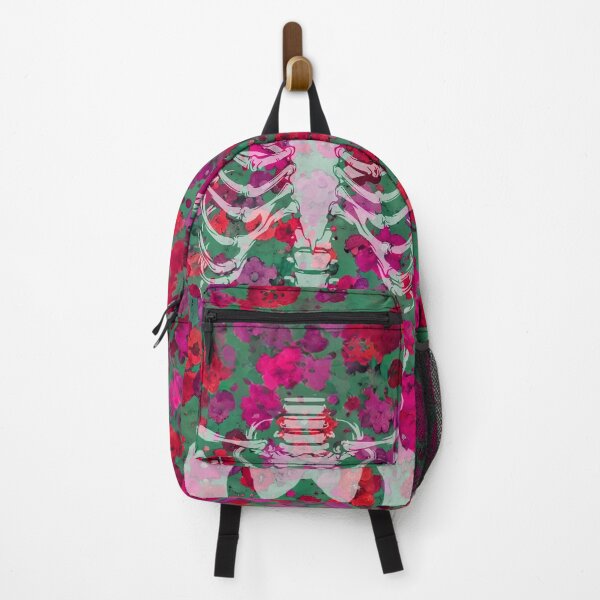 Item preview, Flower pattern with skeleton designed and sold by SueKnox.