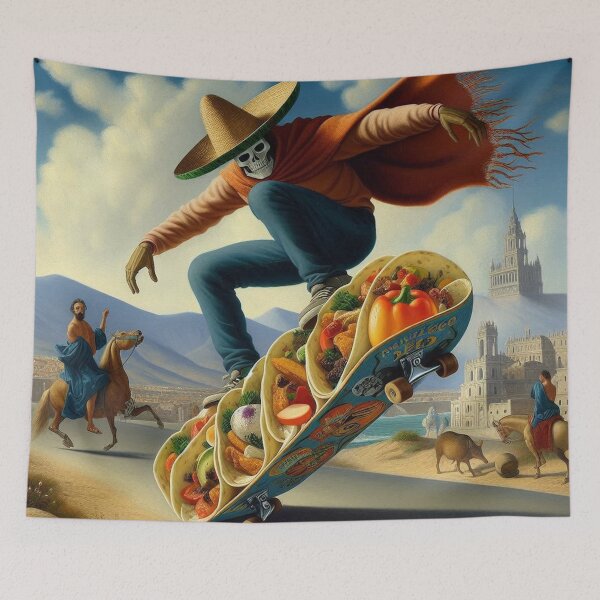 Item preview, Skateboarding Fajitas designed and sold by ComputerContent.
