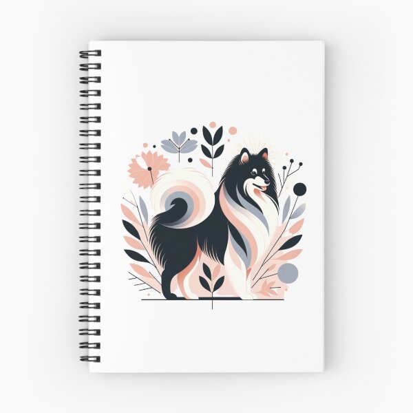 Item preview, Floral Abstract Japanese Spitz designed and sold by TheAnimalZ00.