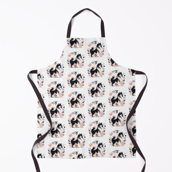 Item preview, Floral Abstract Japanese Spitz designed and sold by TheAnimalZ00.