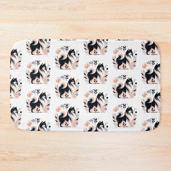 Item preview, Floral Abstract Japanese Spitz designed and sold by TheAnimalZ00.