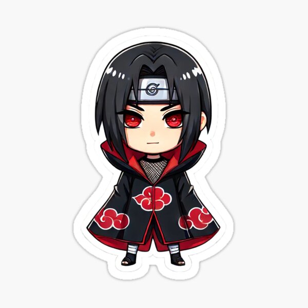 Item preview, Cute Itachi Uchiha Chibi - Anime Ninja Sticker designed and sold by Greemo.
