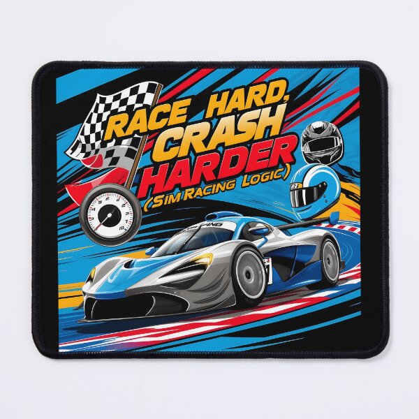 Item preview, Race Hard, Crash Harder (Sim Racing Logic) designed and sold by HardCorps.