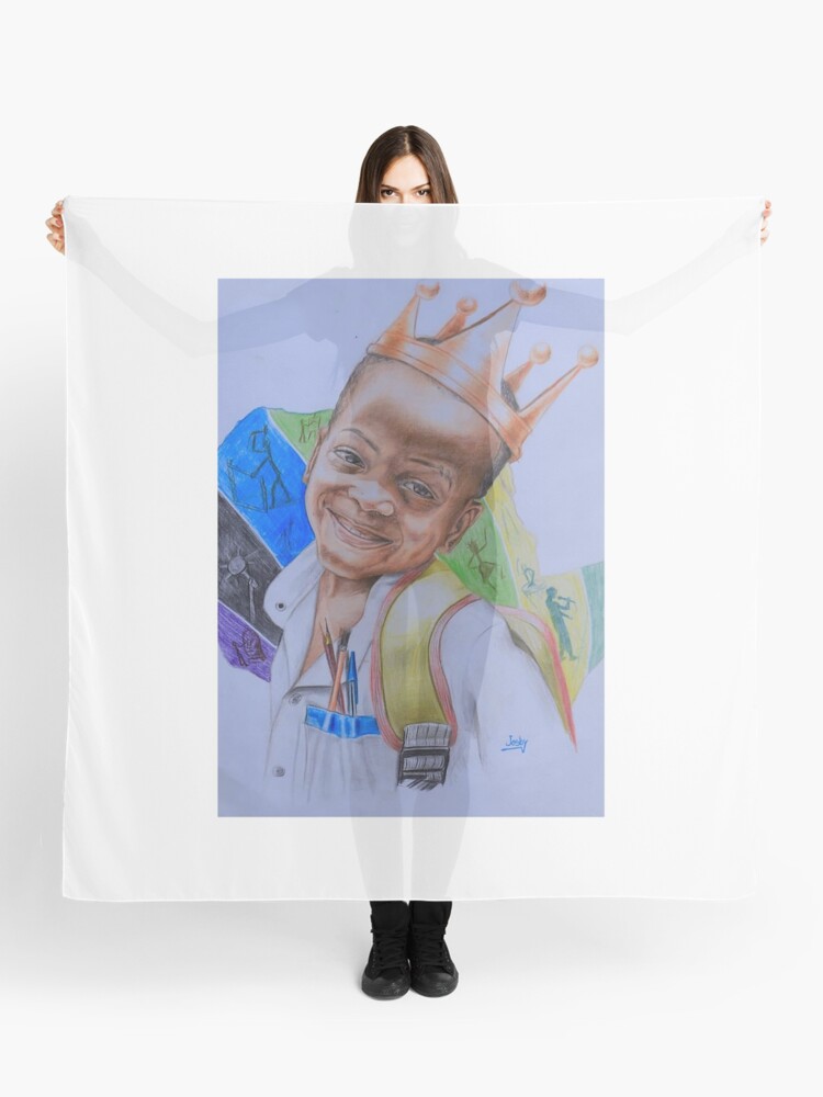 Thumbnail 1 of 3, Scarf, The Leaders We Want by Josby designed and sold by RainMakerDesign.