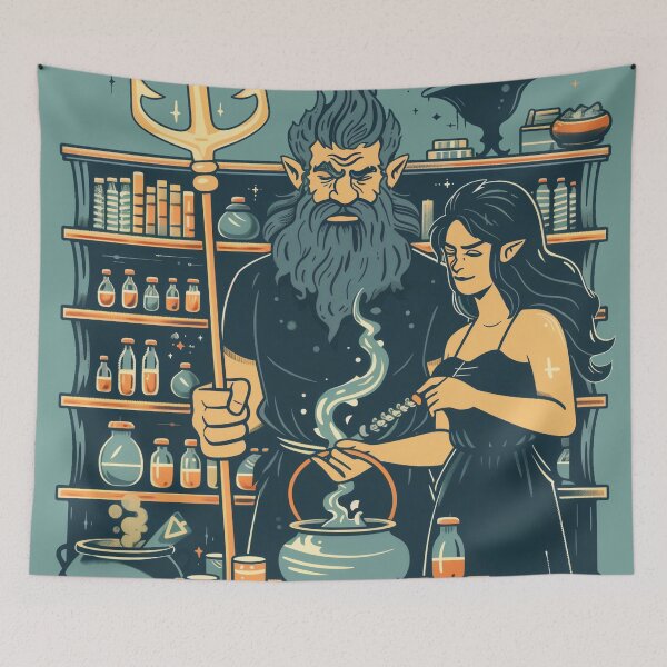 Item preview, The Sea God's Side Gig designed and sold by Galexicon 42.