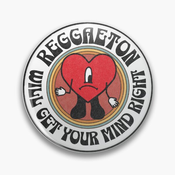 Item preview, Vintage Reggaeton T-Shirt with Heart Graphic: Get Your Mind Right! designed and sold by Kai Wen Designs.