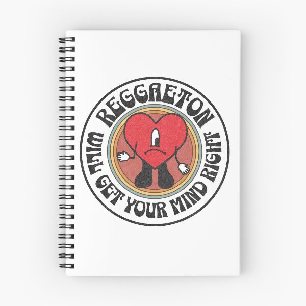 Item preview, Vintage Reggaeton T-Shirt with Heart Graphic: Get Your Mind Right! designed and sold by Kai Wen Designs.
