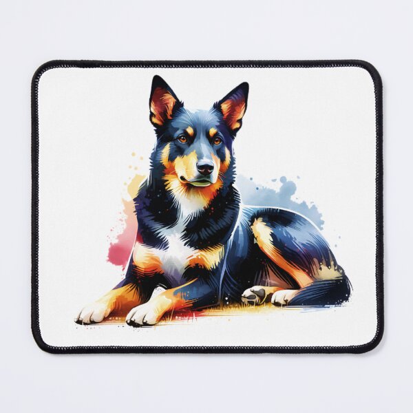 Item preview, Watercolor Australian Kelpie designed and sold by TheAnimalZ00.