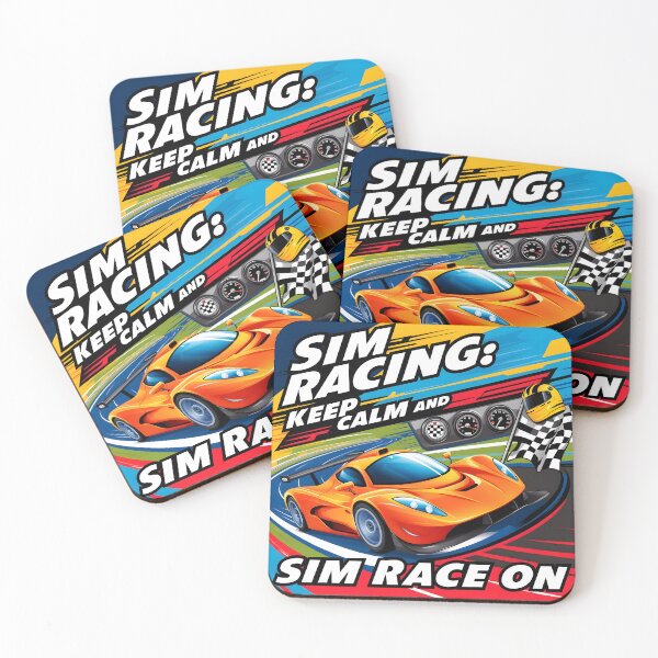 Item preview, Sim Racing: Keep Calm and Sim Race On designed and sold by HardCorps.