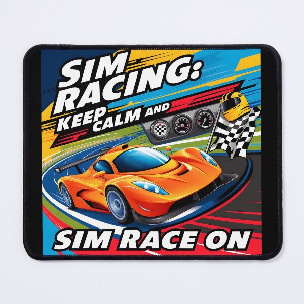 Item preview, Sim Racing: Keep Calm and Sim Race On designed and sold by HardCorps.