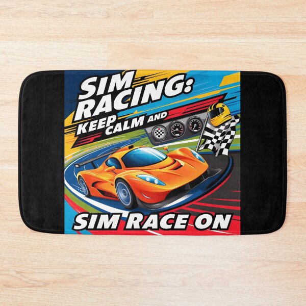 Item preview, Sim Racing: Keep Calm and Sim Race On designed and sold by HardCorps.