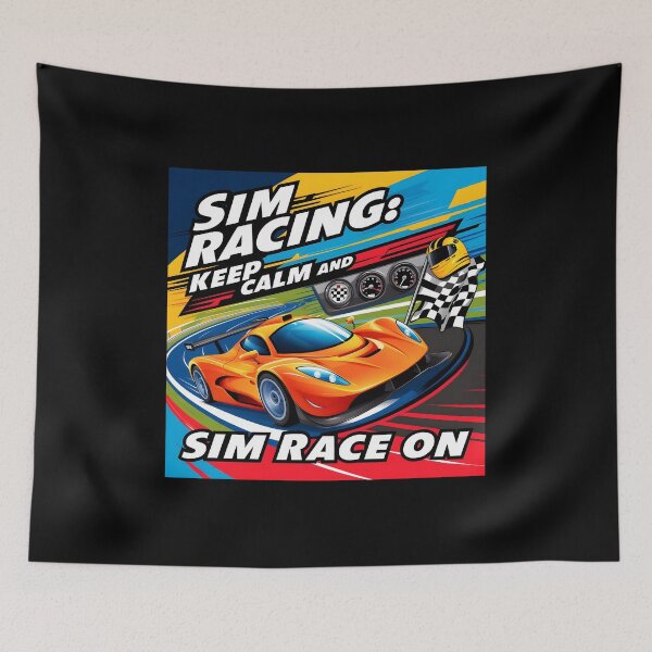 Item preview, Sim Racing: Keep Calm and Sim Race On designed and sold by HardCorps.