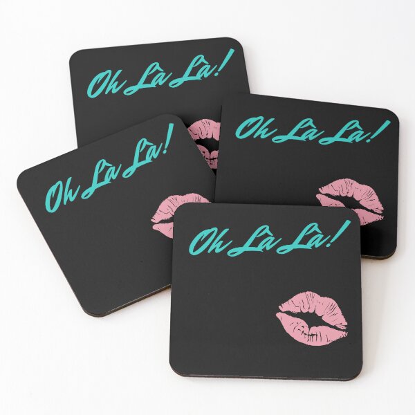 Item preview, Romantic mood. Kiss, Lip Print and Oh-la-la designed and sold by ElegantOutlines.