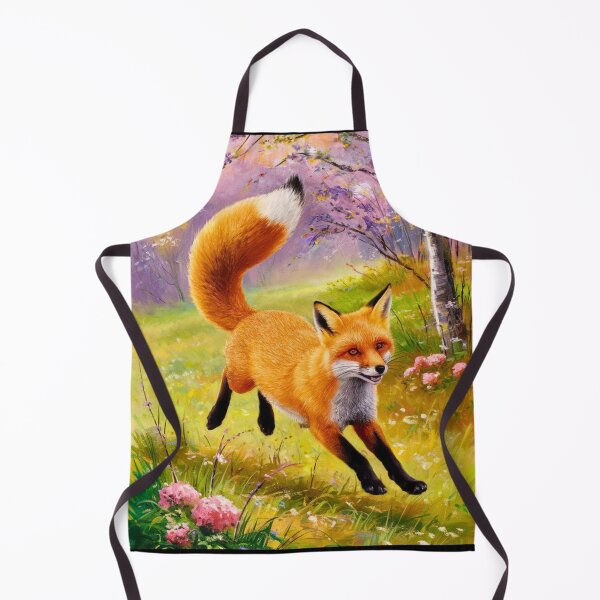 Artikelvorschau, Fuchs-Portrait. Frühlingszeit, Blumenfuchs, Vintage-Fuchs, Fuchs-Malerei, Edgar Degas-Stil entworfen und verkauft von FoxVibes.