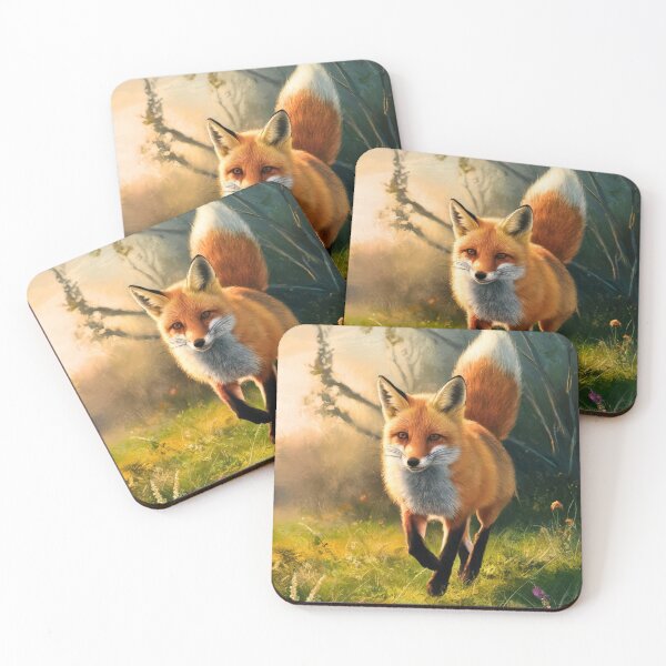 Artikelvorschau, Fuchs-Portrait. Frühlingszeit, Blumenfuchs, Vintage-Fuchs, Fuchs-Malerei, Edgar Degas-Stil entworfen und verkauft von FoxVibes.