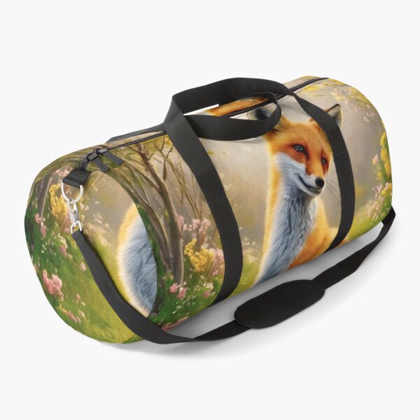 Artikelvorschau, Fuchs-Portrait. Frühlingszeit, Blumenfuchs, Vintage-Fuchs, Fuchs-Malerei, Edgar Degas-Stil entworfen und verkauft von FoxVibes.