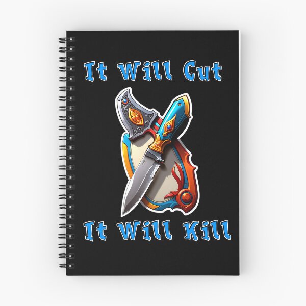 Item preview, Knife Forging It Will Cut It Will Kill Quote designed and sold by TheArtOfPat.