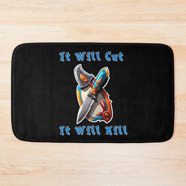 Item preview, Knife Forging It Will Cut It Will Kill Quote designed and sold by TheArtOfPat.