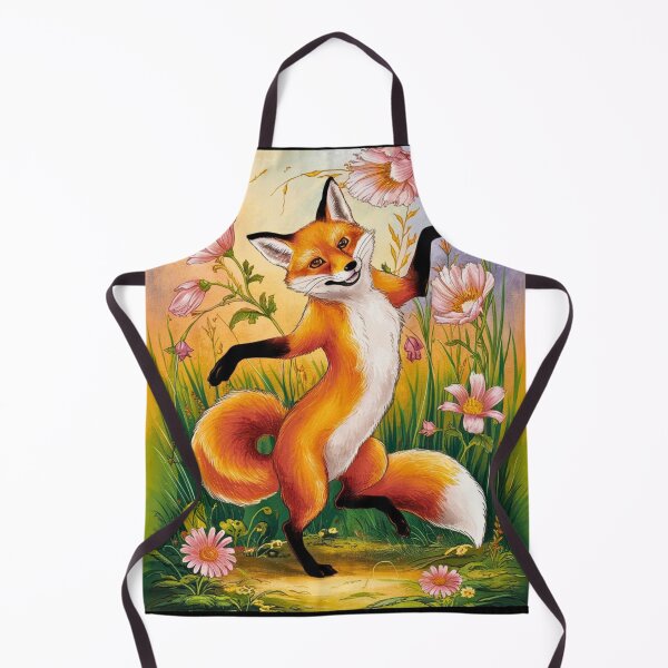 Artikelvorschau, Fuchs-Portrait. Frühlingszeit, Blumenfuchs, Vintage-Fuchs, Fuchs-Malerei, Edgar Degas-Stil entworfen und verkauft von FoxVibes.