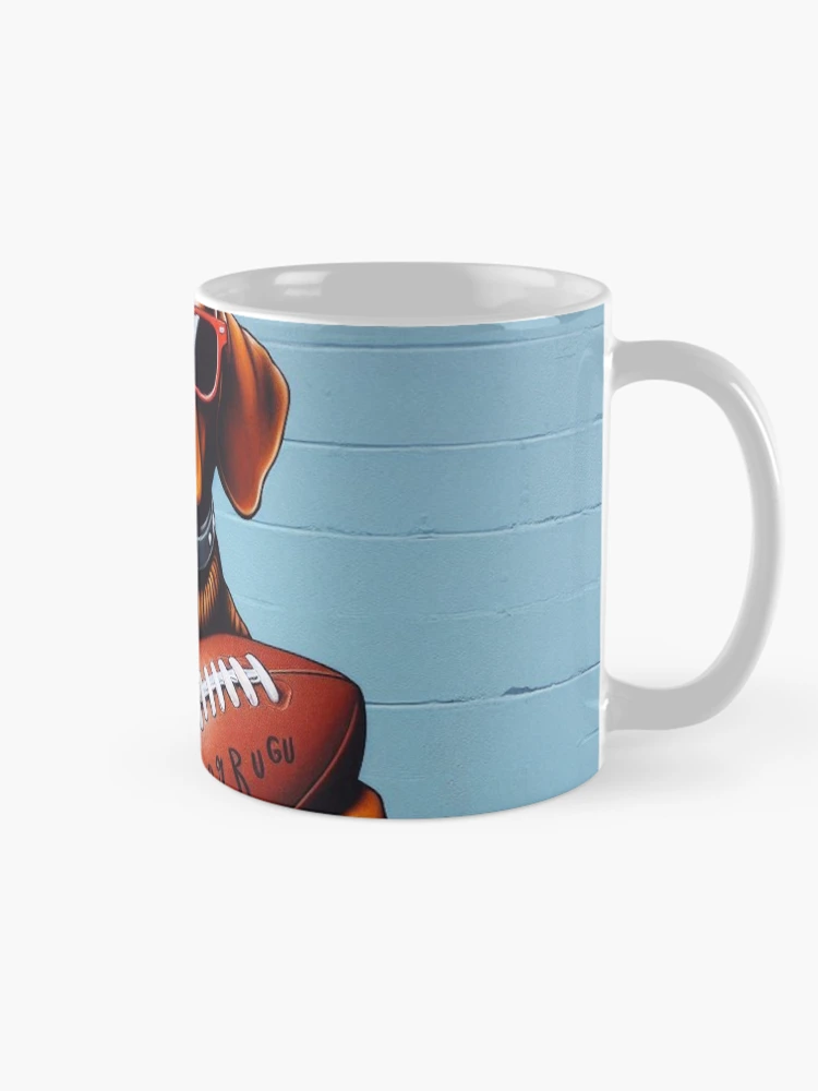 Thumbnail 3 of 6, Coffee Mug, Woofing Rugby designed and sold by ComputerContent.