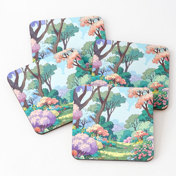 Item preview, Forest Full Of Flowers Illustration /AI Art/ #40 designed and sold by AI-Floral-Art.