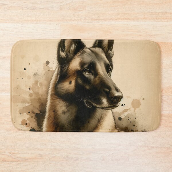 Item preview, Vintage Watercolor Belgian Malinois designed and sold by TheAnimalZ00.