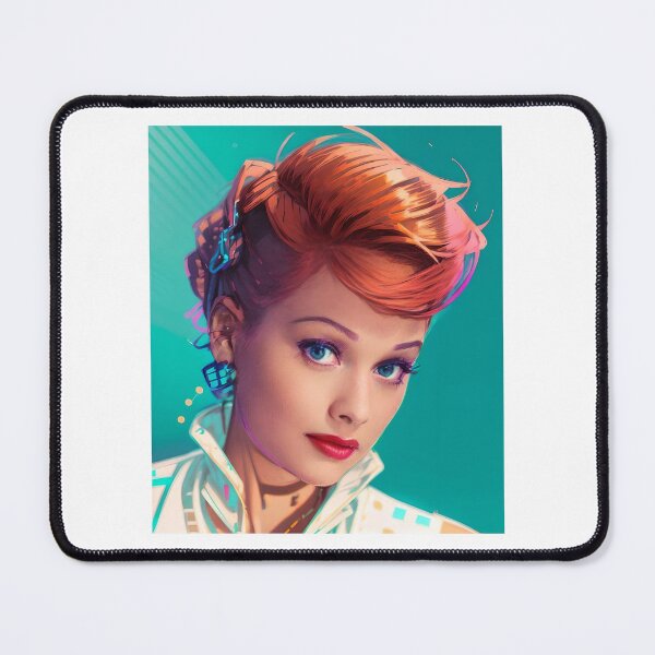 Item preview, I Love Lucy - Lucille Ball - Cyberpunk Art designed and sold by ShopFanGirl.