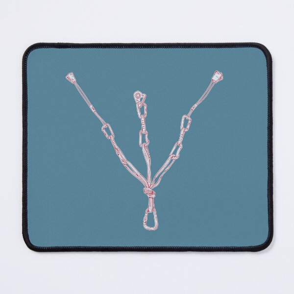 Item preview, Mixed trad climbing belay station designed and sold by piedaydesigns.