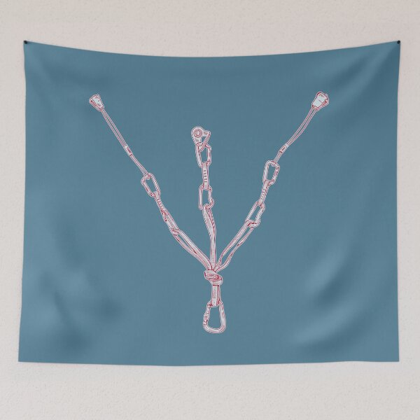 Item preview, Mixed trad climbing belay station designed and sold by piedaydesigns.