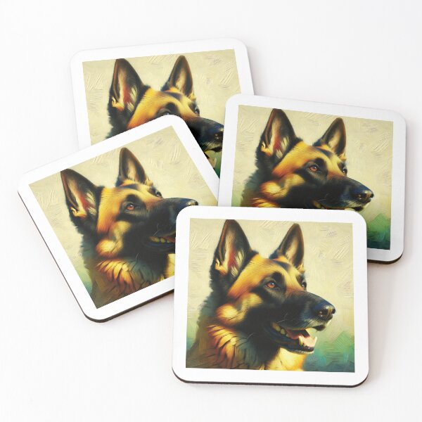 Item preview, Belgian Malinois Painting designed and sold by TheAnimalZ00.