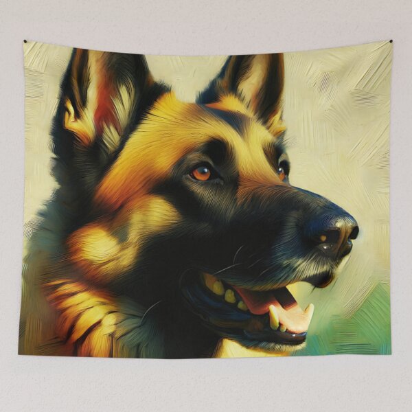 Item preview, Belgian Malinois Painting designed and sold by TheAnimalZ00.