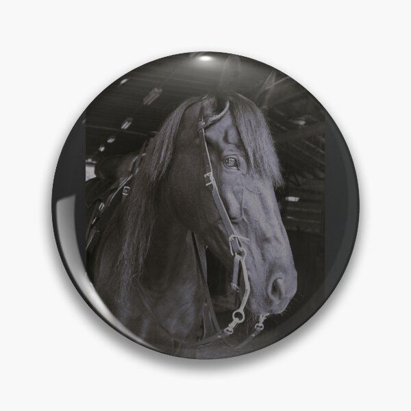 Item preview, Western Black Horse designed and sold by PrintsAndPetals.