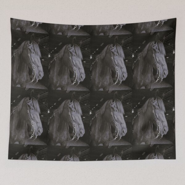 Item preview, Western Black Horse designed and sold by PrintsAndPetals.