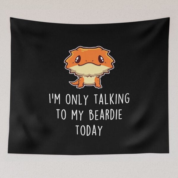 Item preview, Bearded Dragon Talking To designed and sold by Clara Hollins.