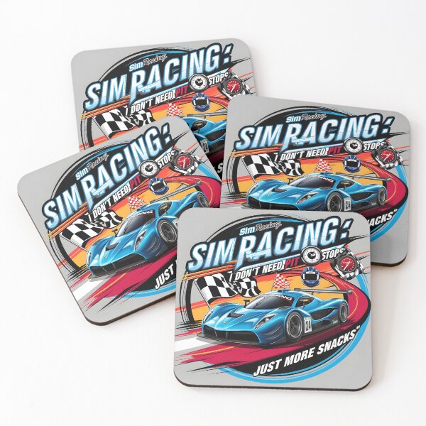 Item preview, Sim Racing: I Don’t Need Pit Stops, Just More Snacks designed and sold by HardCorps.