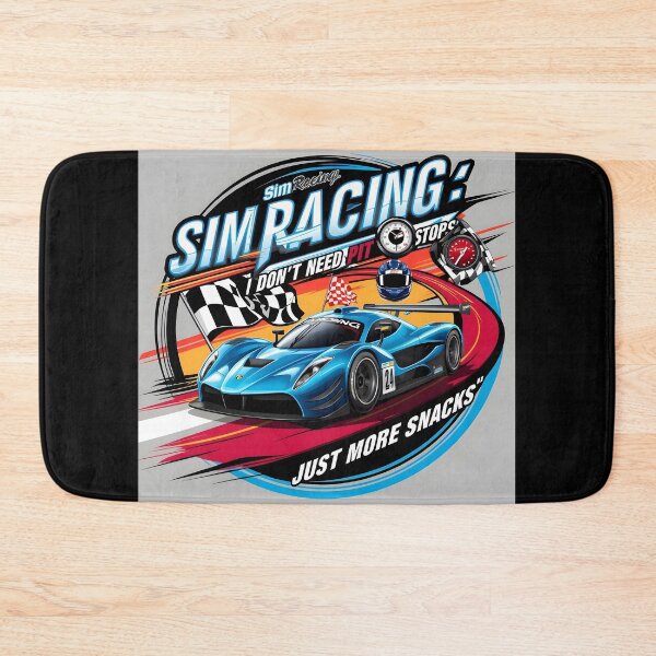 Item preview, Sim Racing: I Don’t Need Pit Stops, Just More Snacks designed and sold by HardCorps.