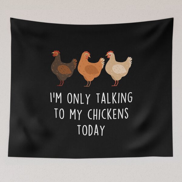 Item preview, Chicken Talking To designed and sold by Clara Hollins.