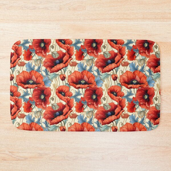 Item preview, Poppies nouveau designed and sold by papercottagest.