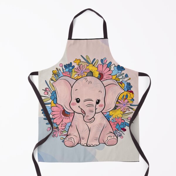 Item preview, Cute Elephant. Little elephant, colorful elephant, elephant drawing designed and sold by ElephantVibes.