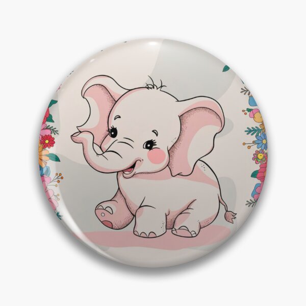Item preview, Cute Elephant. Little elephant, colorful elephant, elephant drawing designed and sold by ElephantVibes.