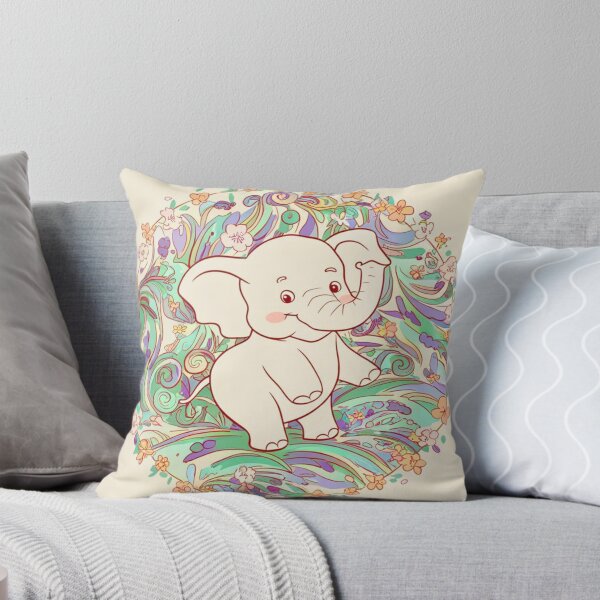 Item preview, Cute Elephant. Little elephant, colorful elephant, elephant drawing designed and sold by ElephantVibes.